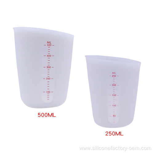 Silicone Measuring Cup Scale Baking Tool